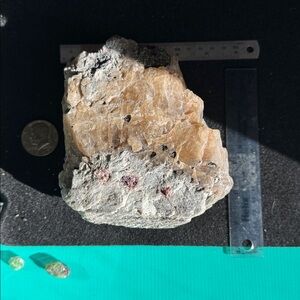 Natural Stone:  Tourmaline & Quartz